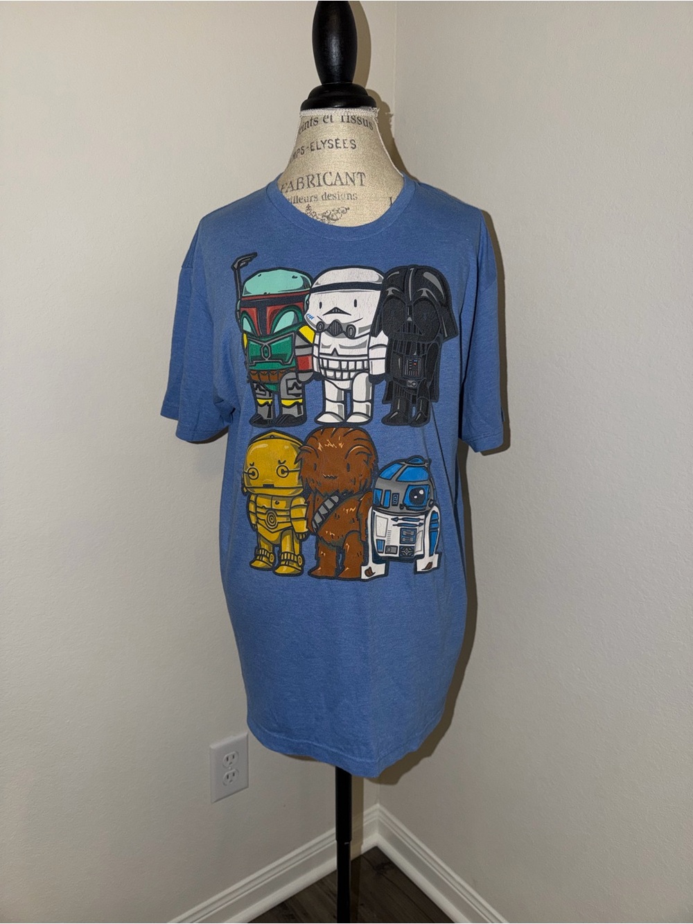Star Wars Light Blue Graphic Tee